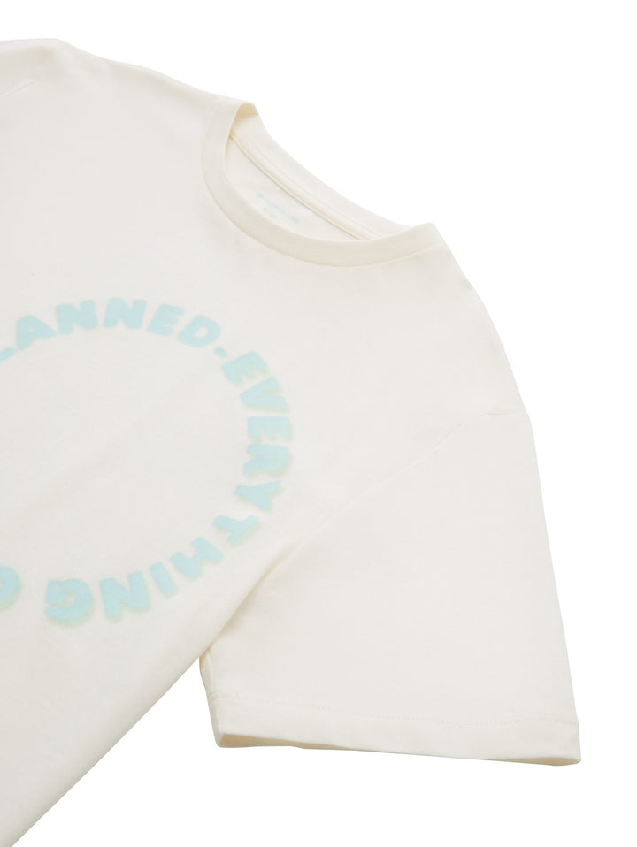 T-shirt with a text print - White