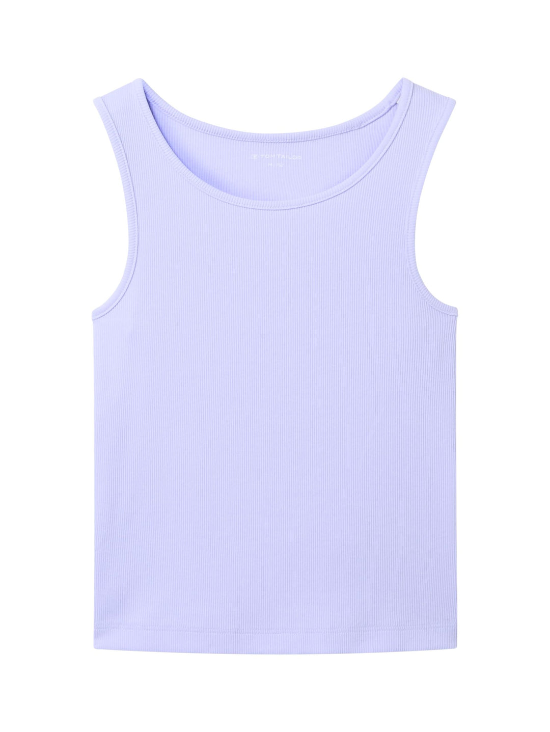 Cropped top with a ribbed texture - Violet