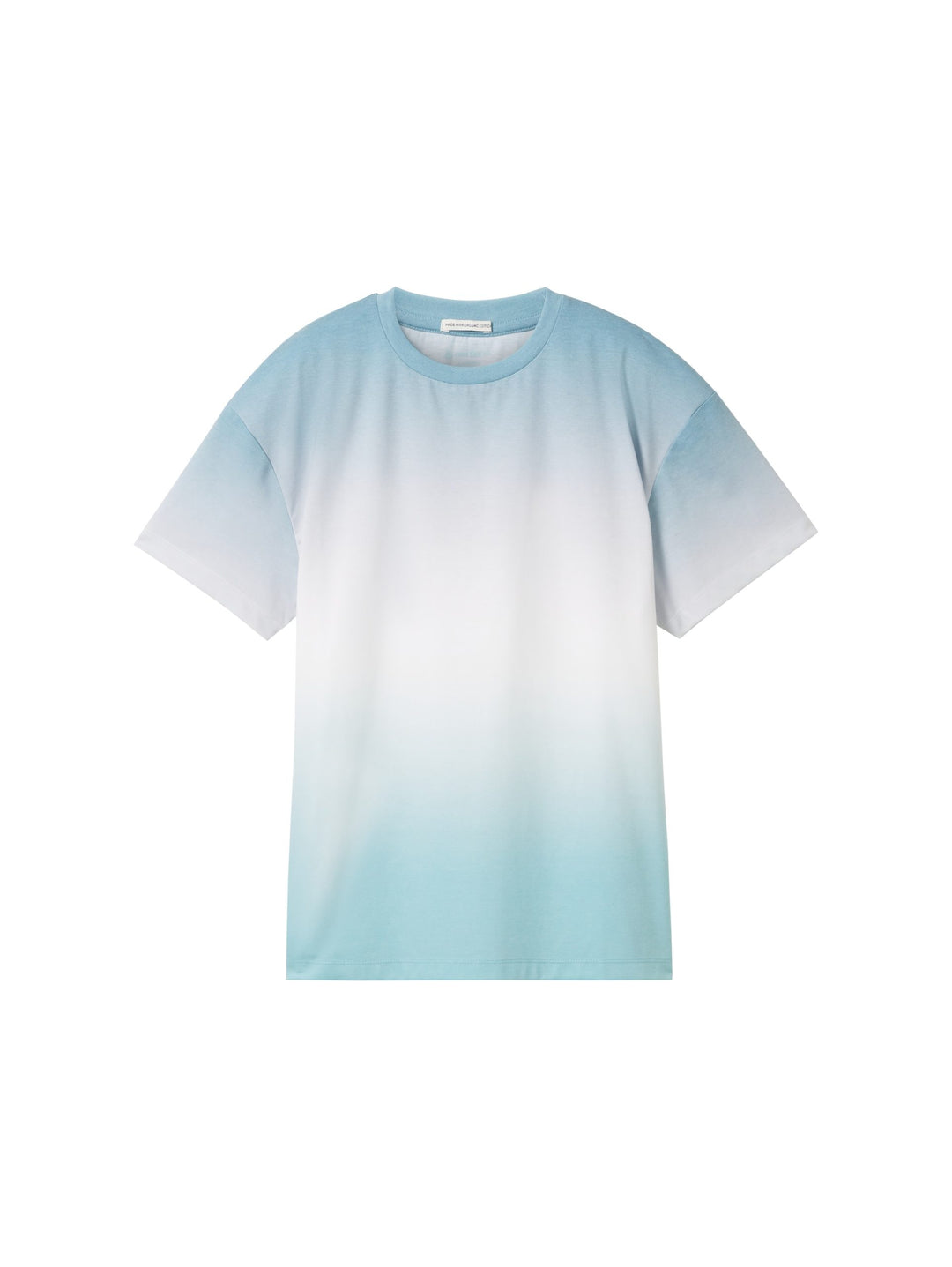 Oversized T-shirt with organic cotton - Blue