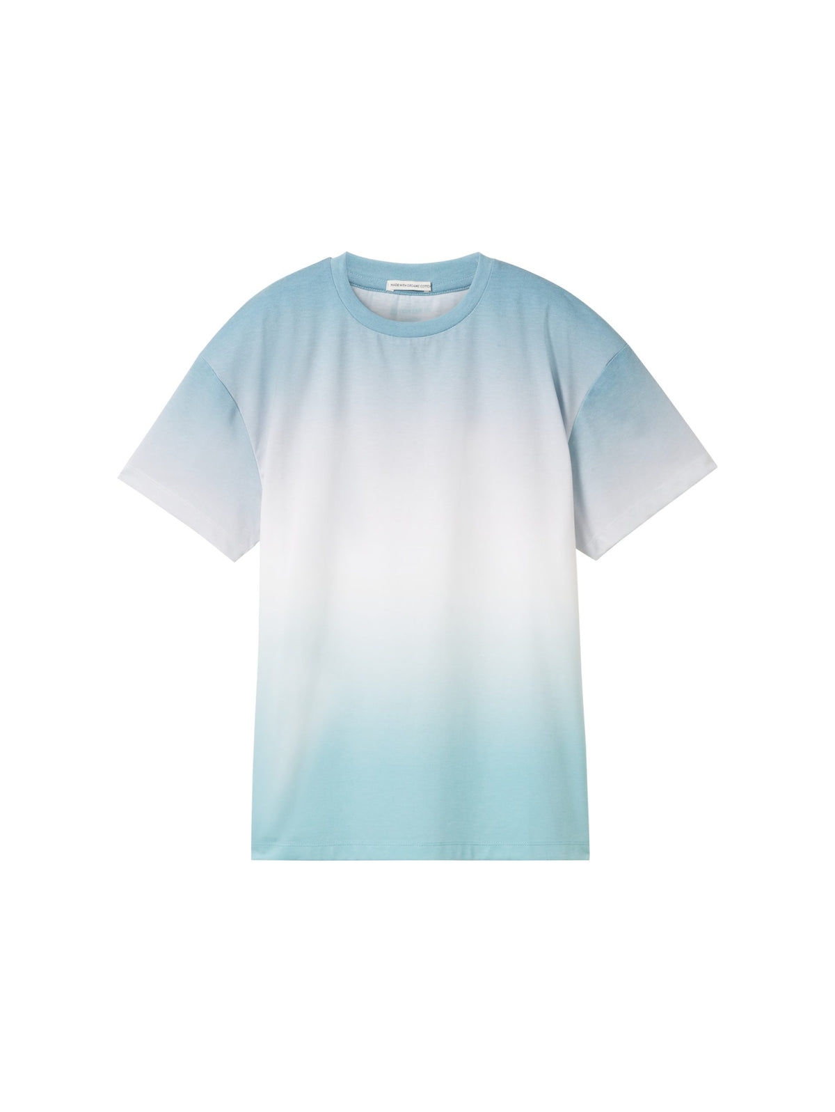 Oversized T-shirt with organic cotton - Blue