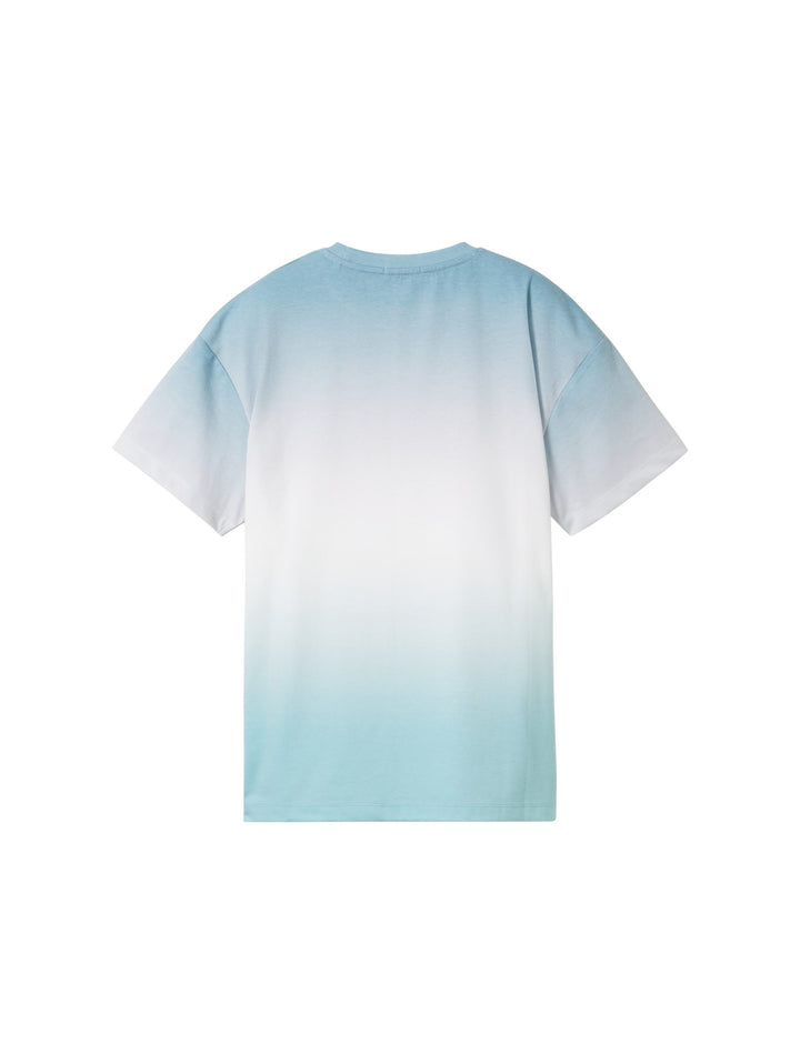 Oversized T-shirt with organic cotton - Blue
