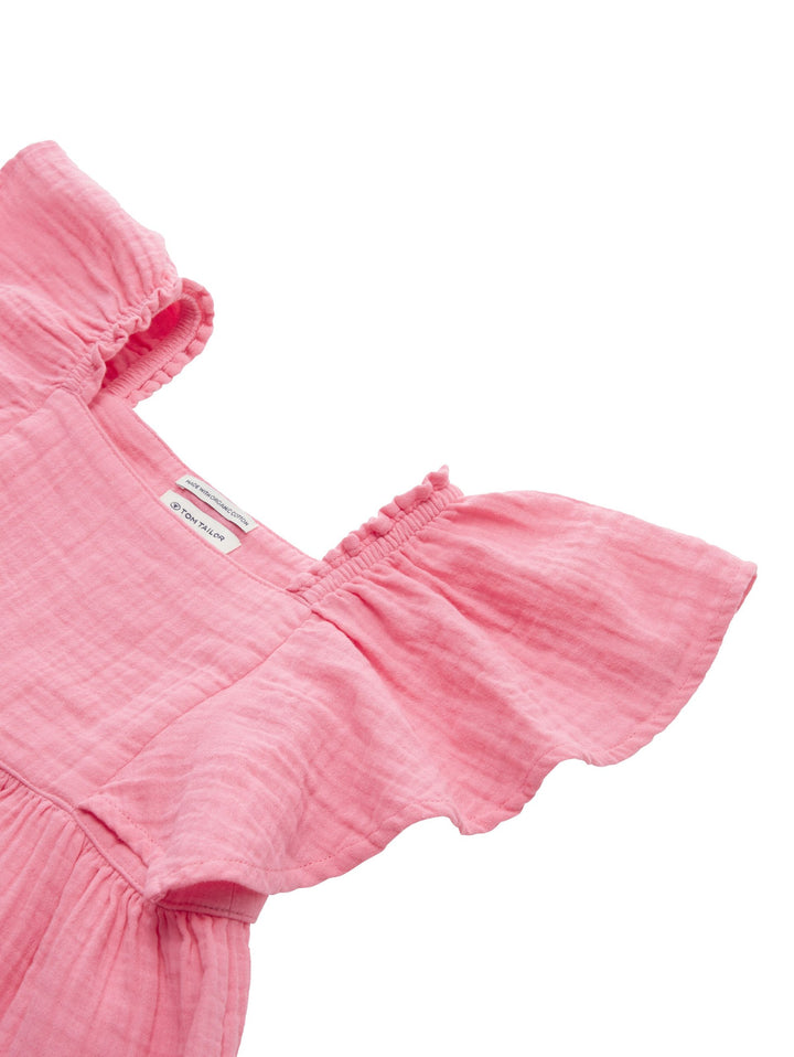 Dress with organic cotton - Pink