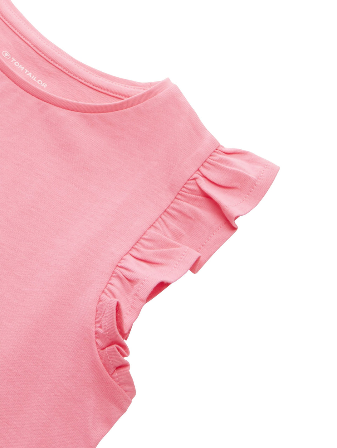 T-shirt with flounce - Pink