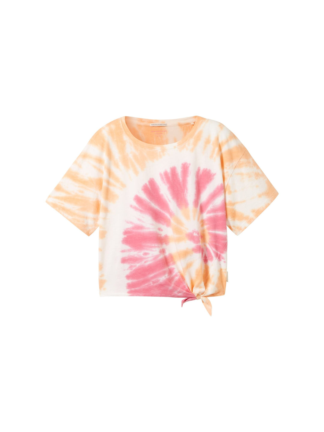 Batik T-shirt with organic cotton - Orange