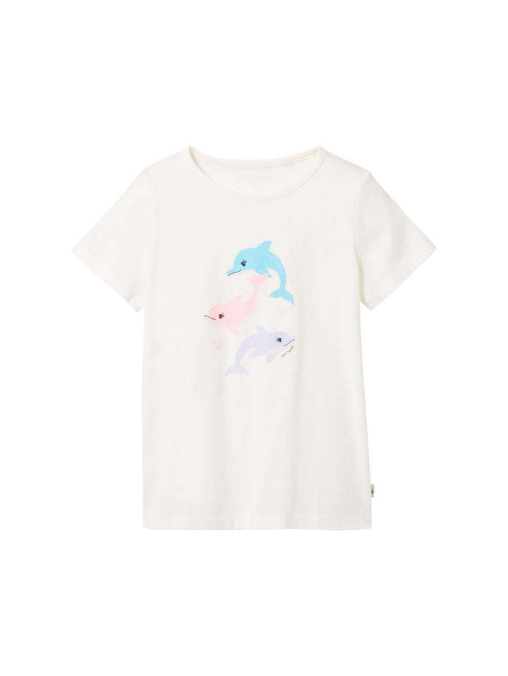 T-shirt with a print - Pink