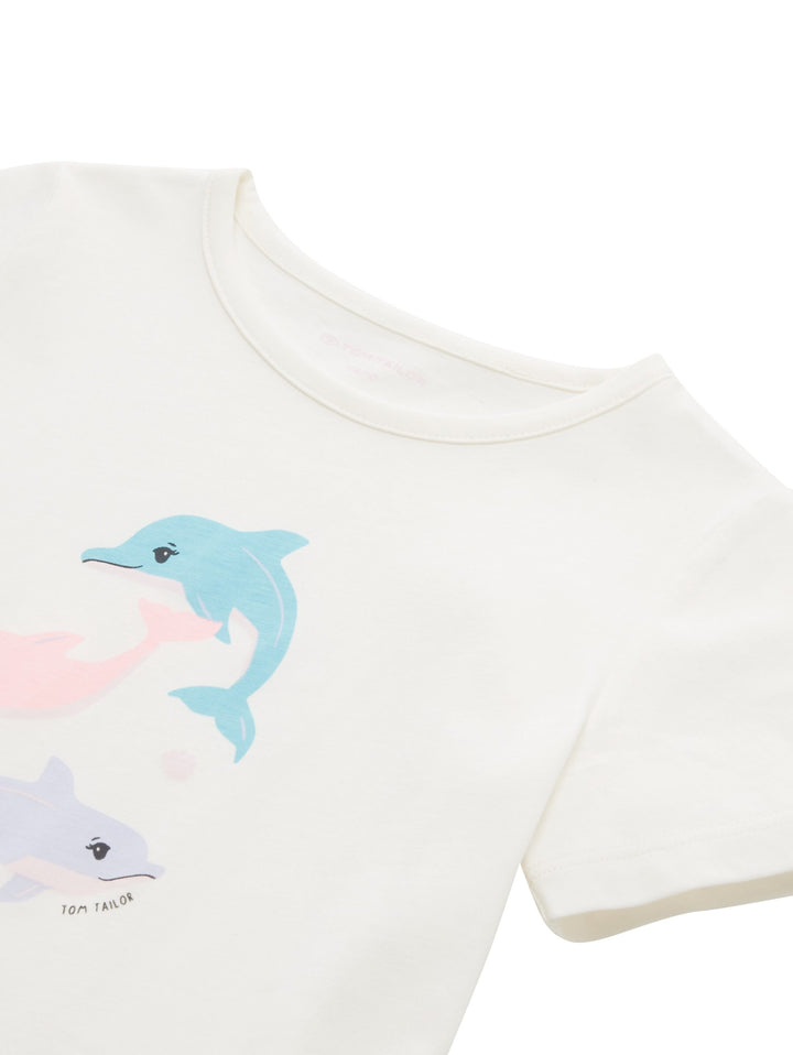 T-shirt with a print - Pink