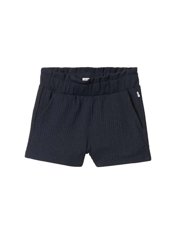 Shorts with texture - Blue