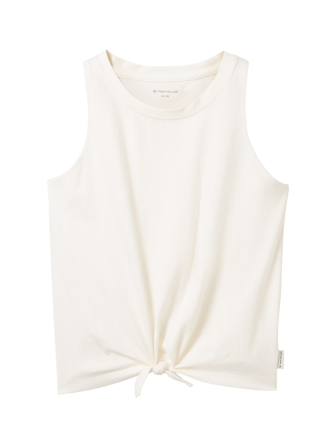 Top with knot details - White