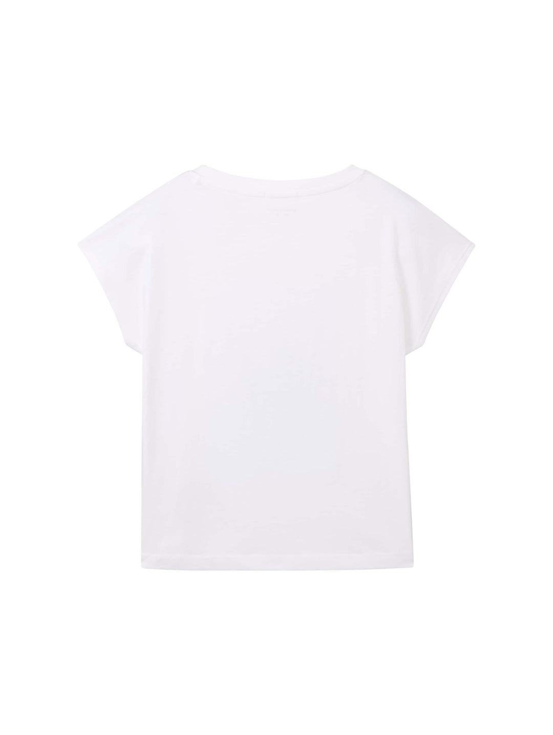 Photo print t-shirt with organic cotton - White