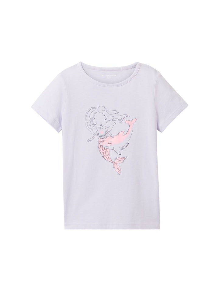 T-shirt with a print - Pink