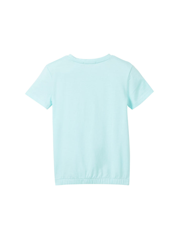 Oversized T-shirt with organic cotton - Blue