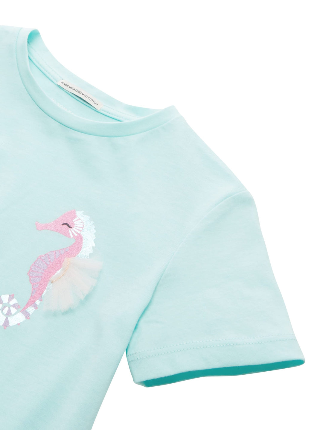Oversized T-shirt with organic cotton - Blue