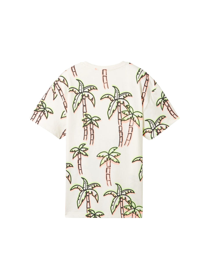 Oversized T-shirt with organic cotton - White