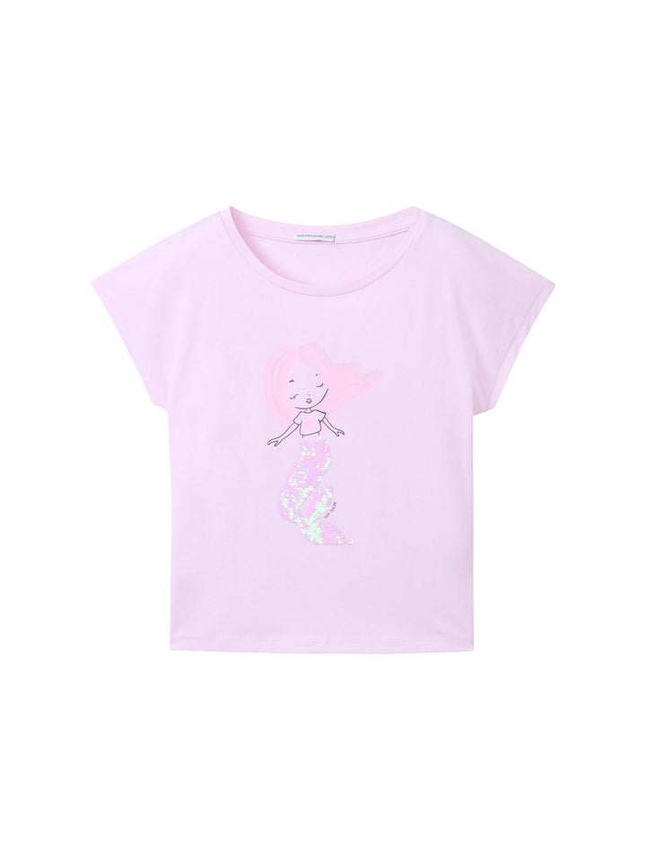 Organic cotton t-shirt - Pink