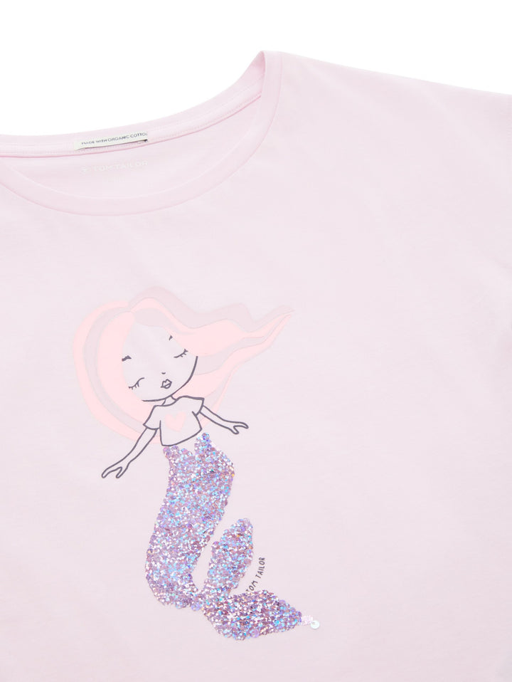Organic cotton t-shirt - Pink