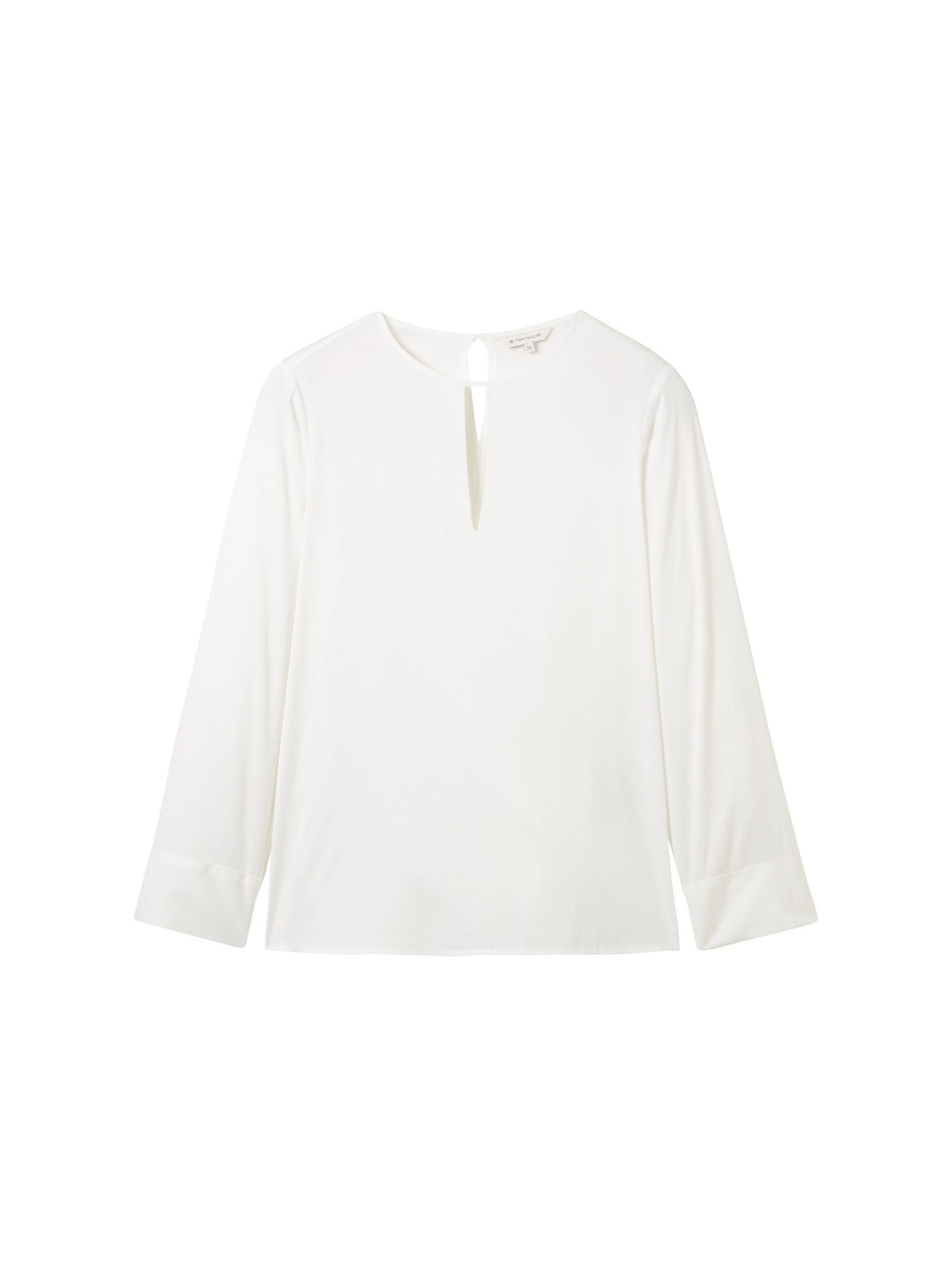 Blouse with cut-out details - White