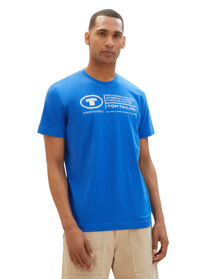 T-shirt with a print - Blue