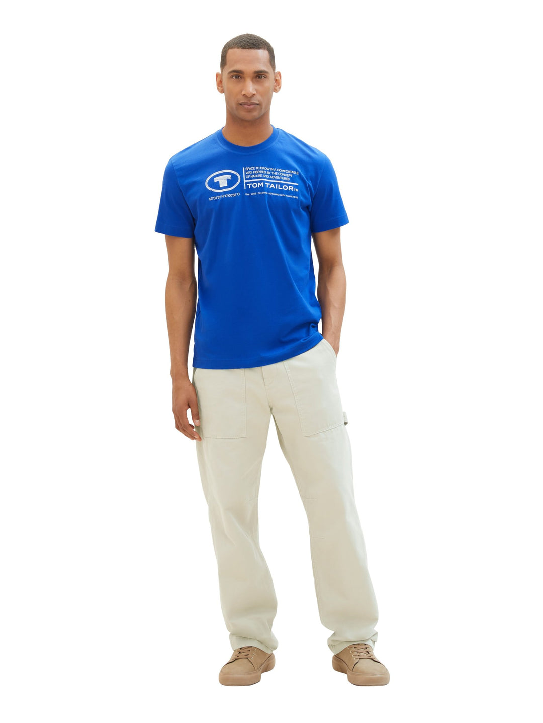 T-shirt with a print - Blue