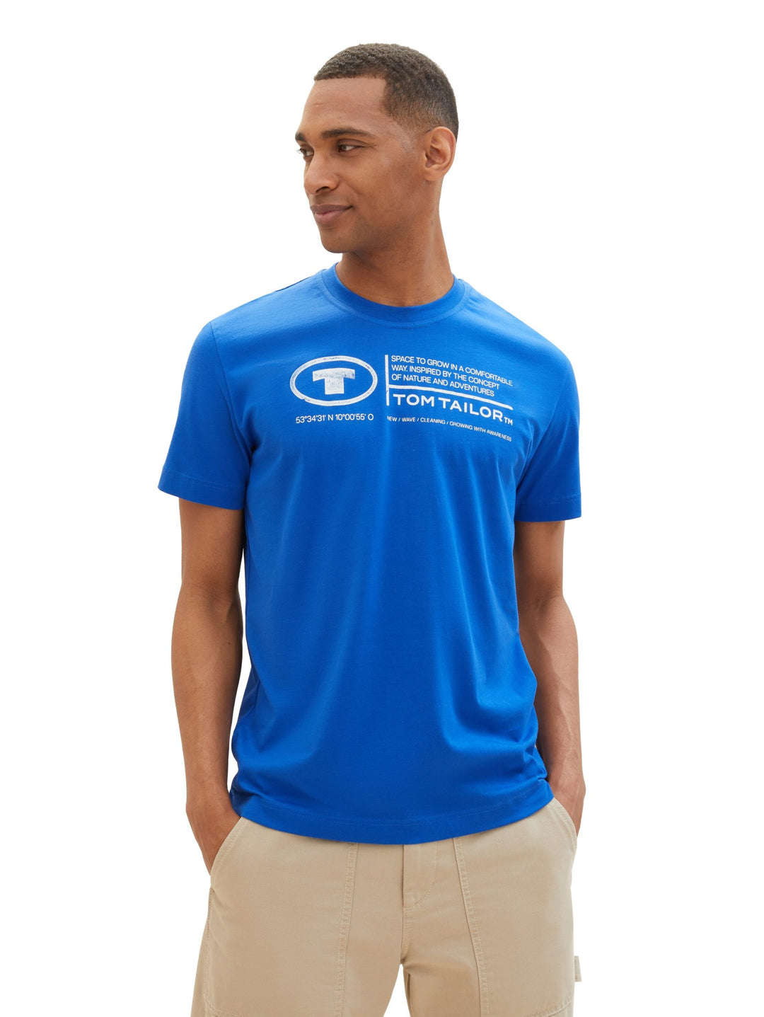 T-shirt with a print - Blue