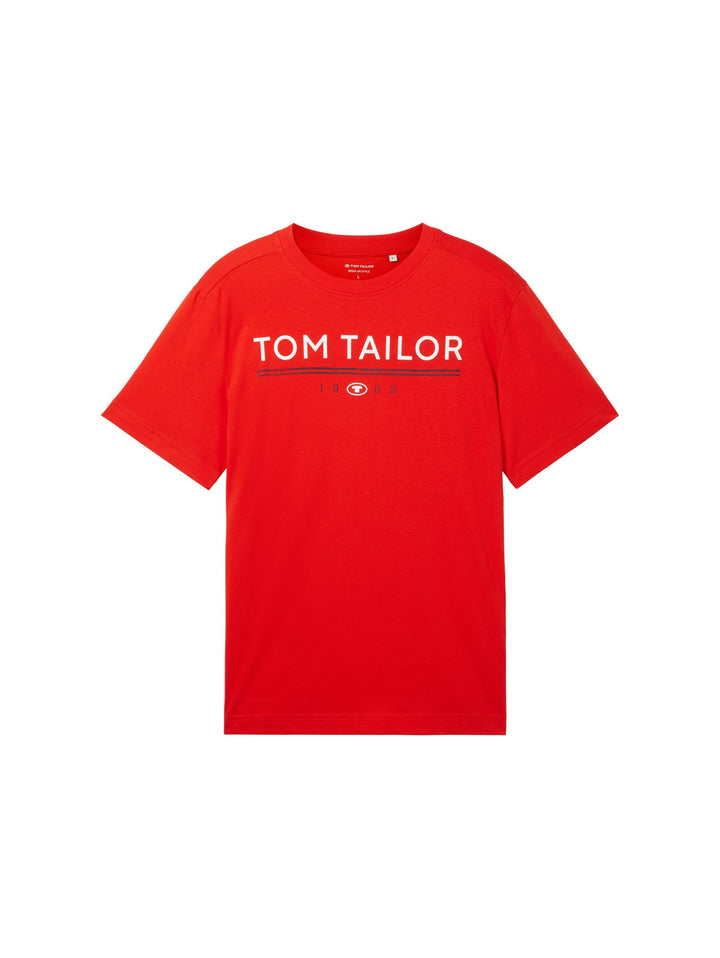 T-shirt with a logo print - Red