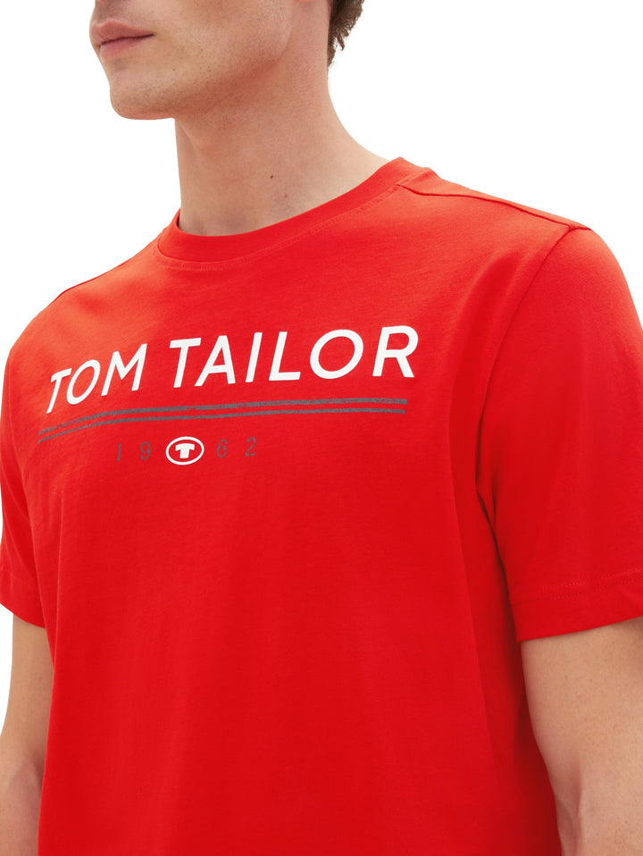 T-shirt with a logo print - Red