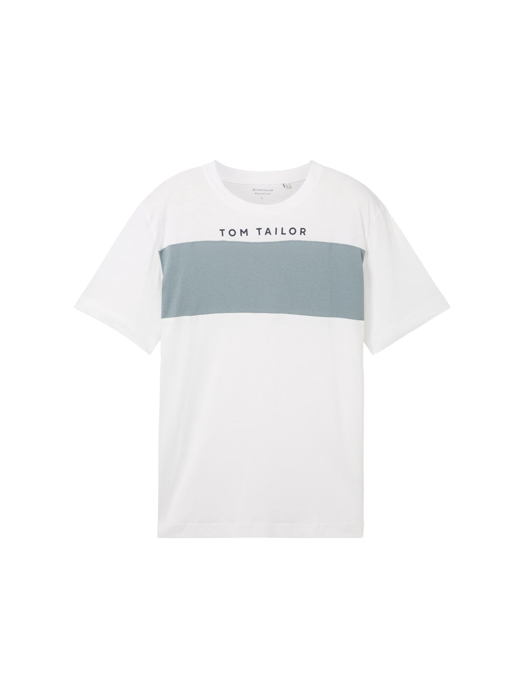 T-shirt with colour blocking - White