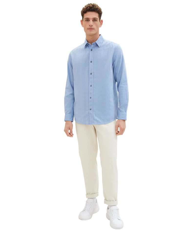 Textured shirt - Blue