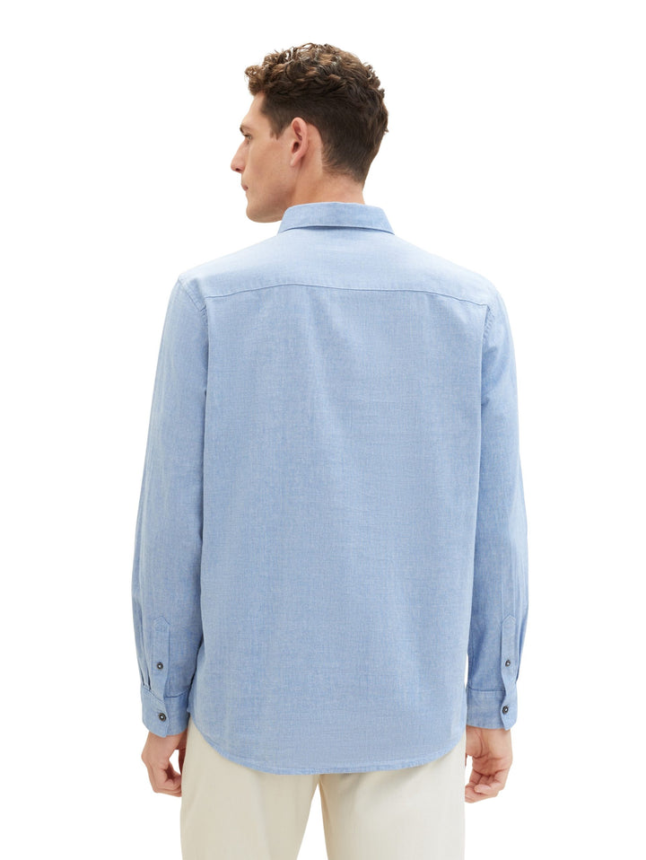 Textured shirt - Blue