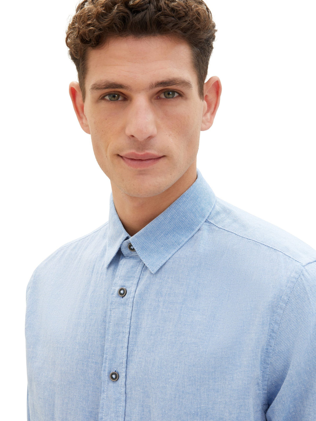 Textured shirt - Blue