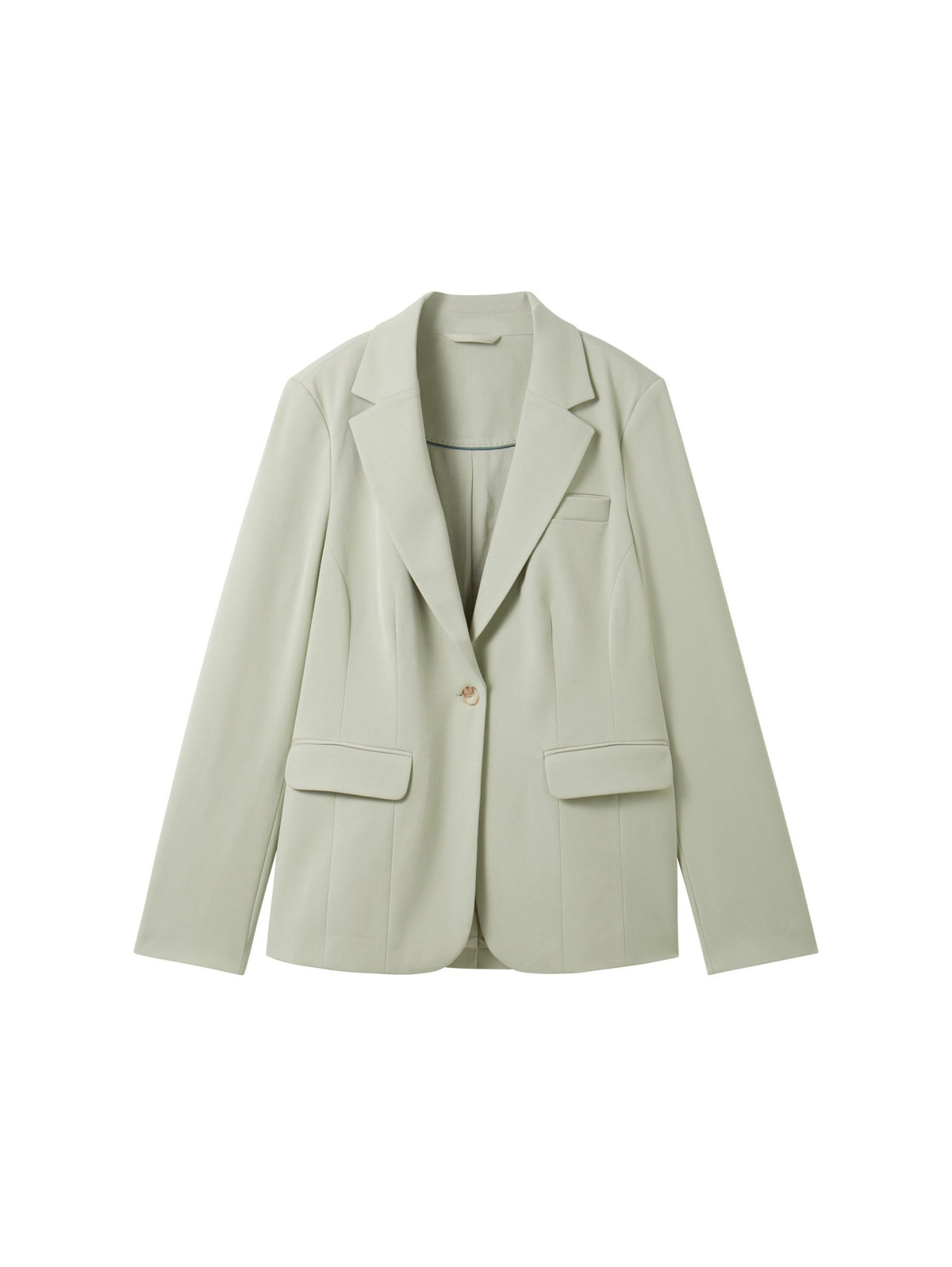 Blazer with recycled polyester - Green