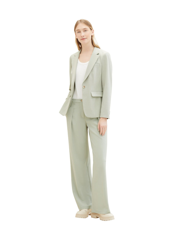 Blazer with recycled polyester - Green