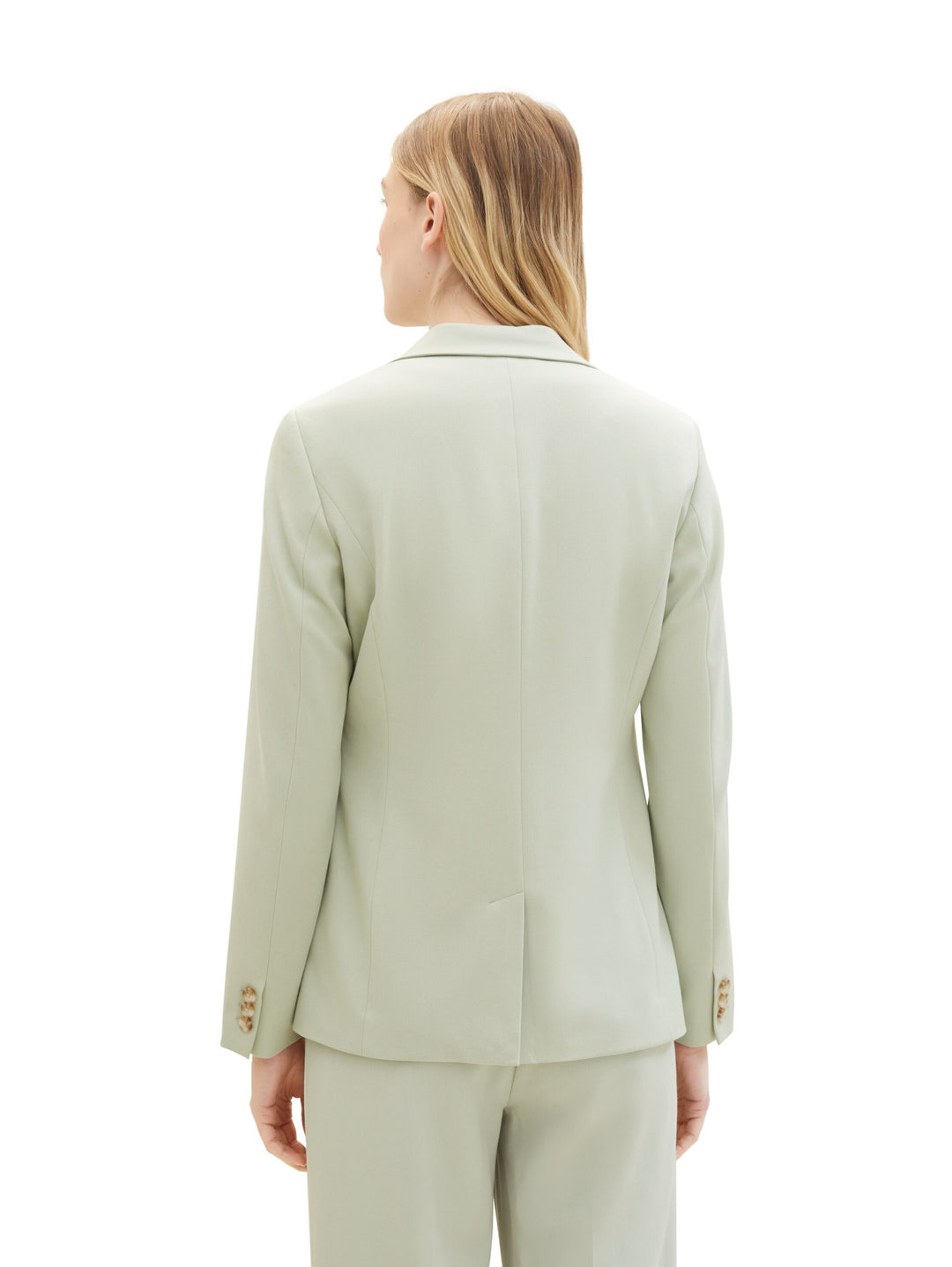 Blazer with recycled polyester - Green