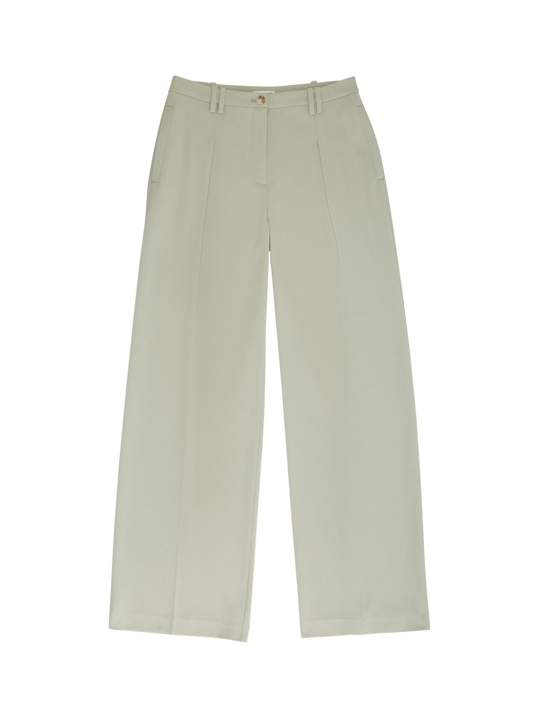 Lea wide leg trousers with recycled polyester - Green