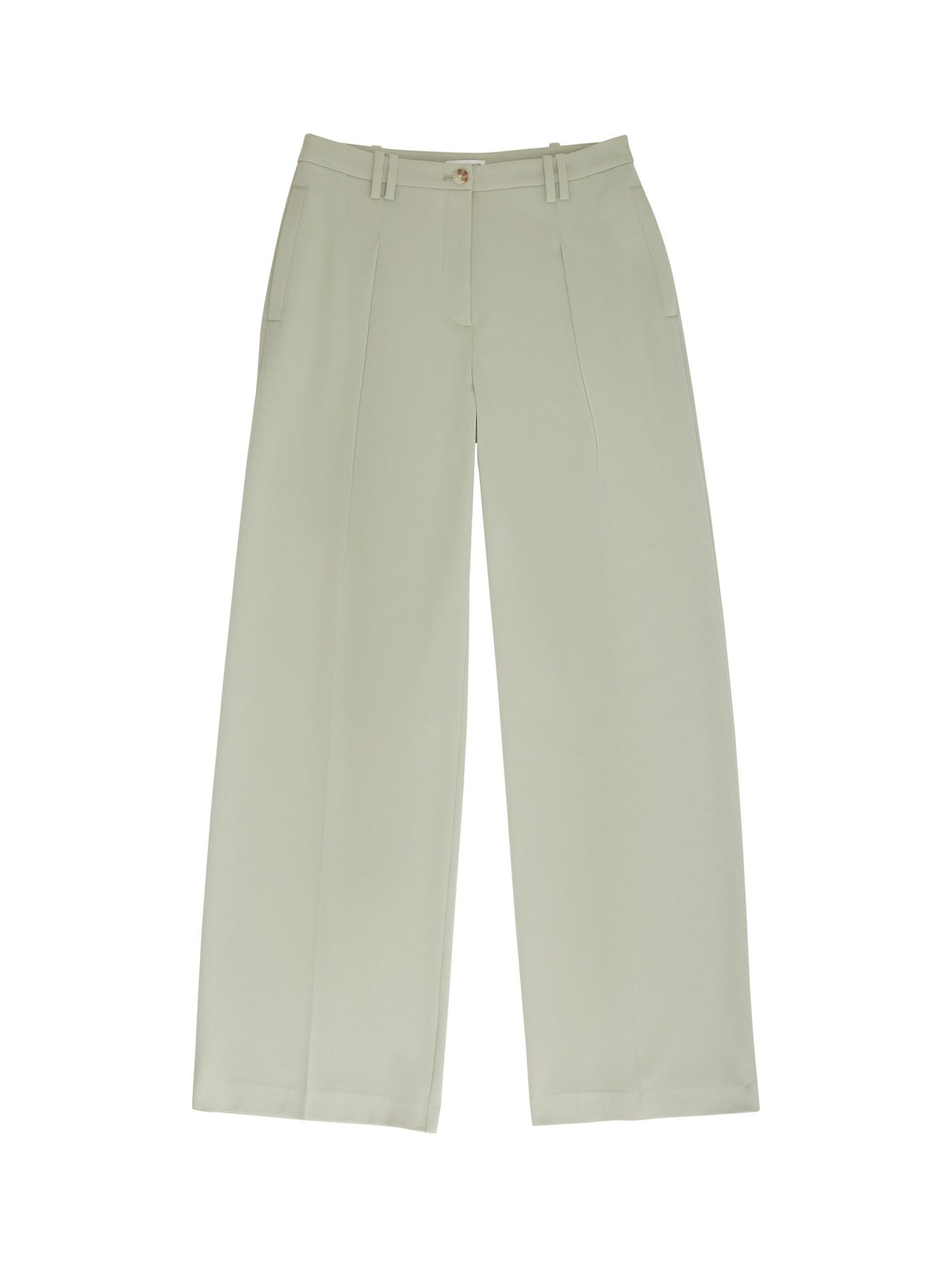Lea wide leg trousers with recycled polyester - Green