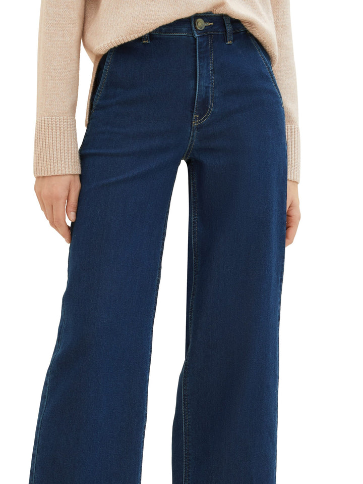 Cropped Culottes - Blue