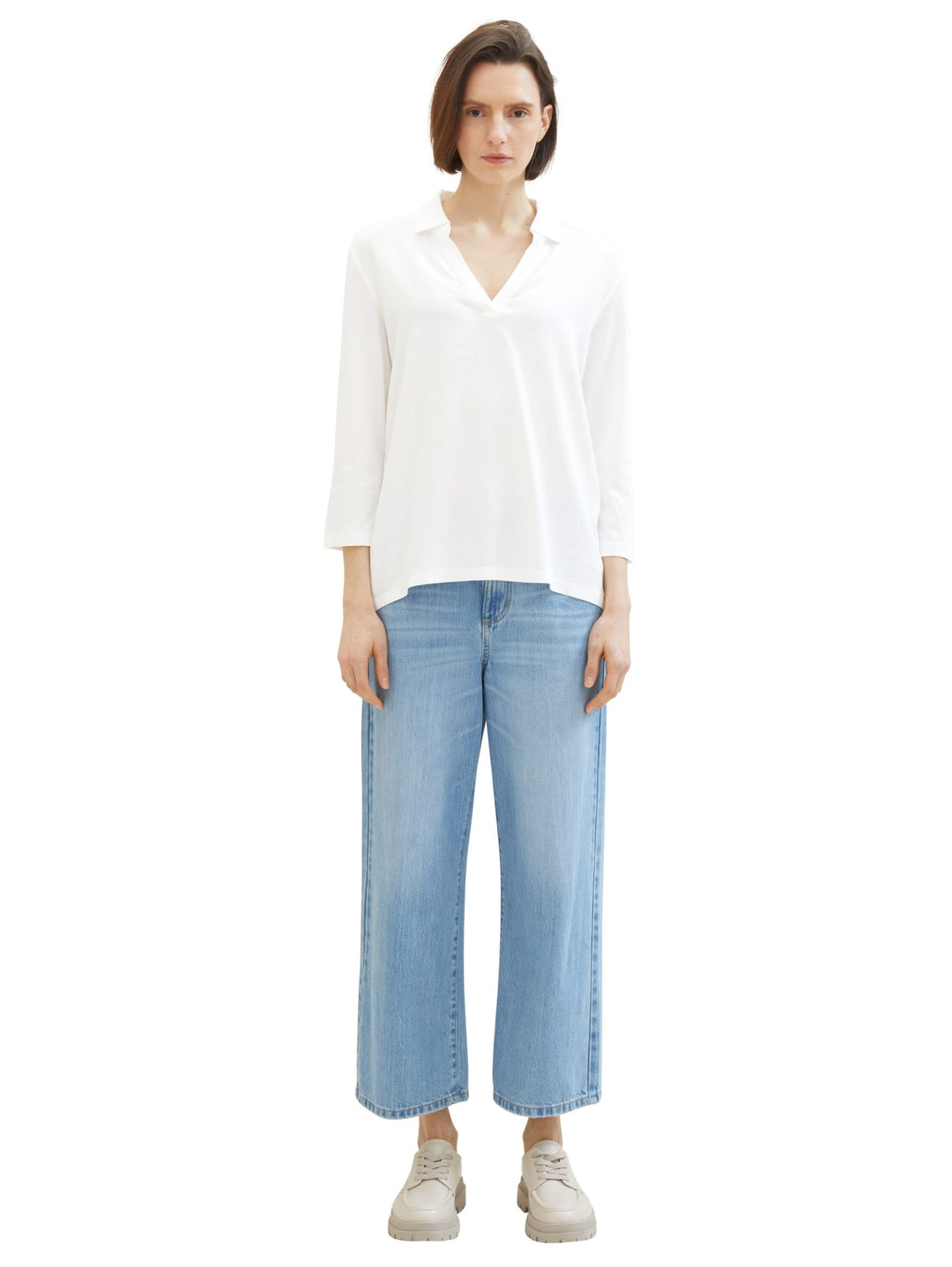 Polo shirt with TENCEL(TM) modal - White