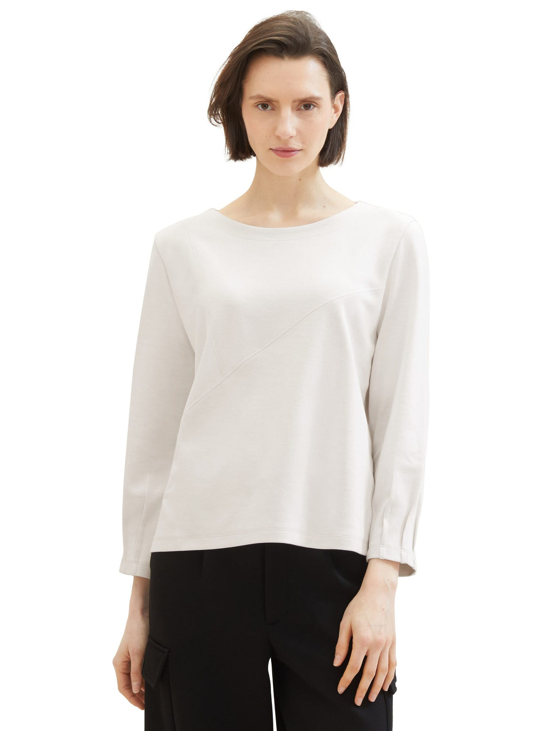 7/8-sleeved T-shirt - White