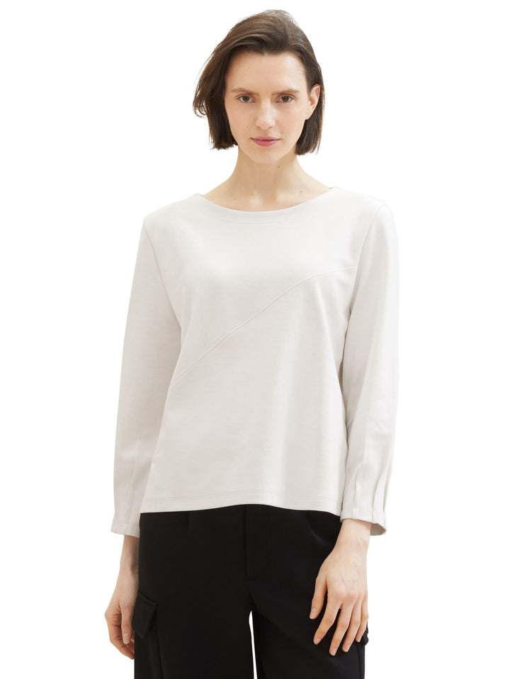 7/8-sleeved T-shirt - White