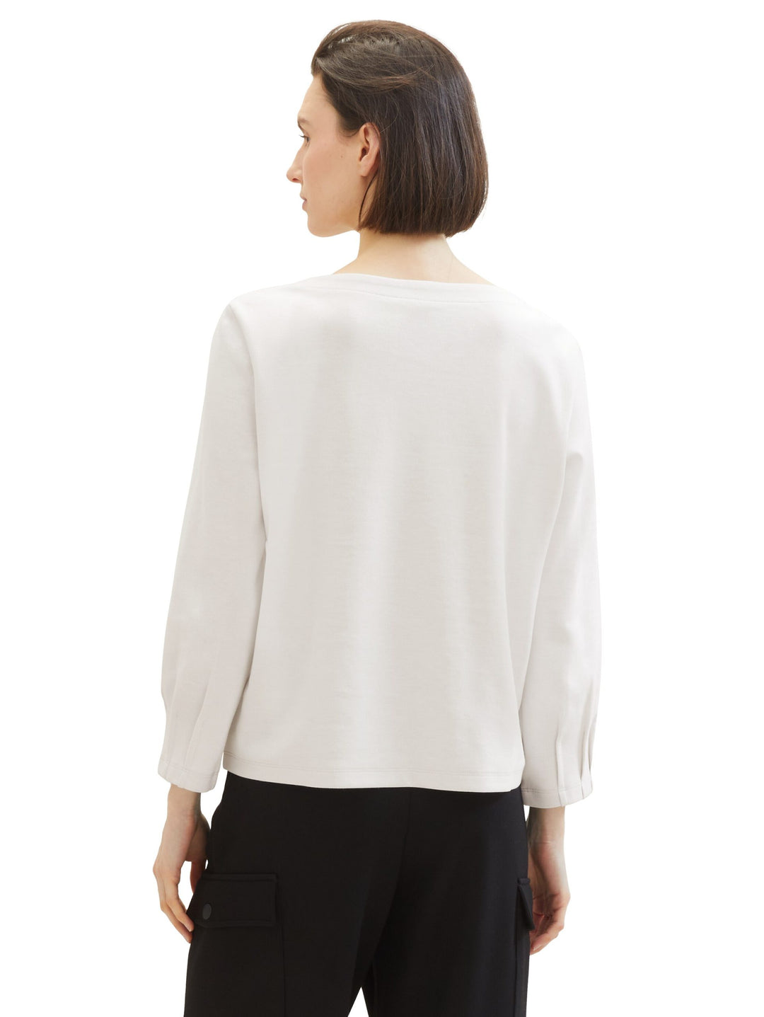7/8-sleeved T-shirt - White