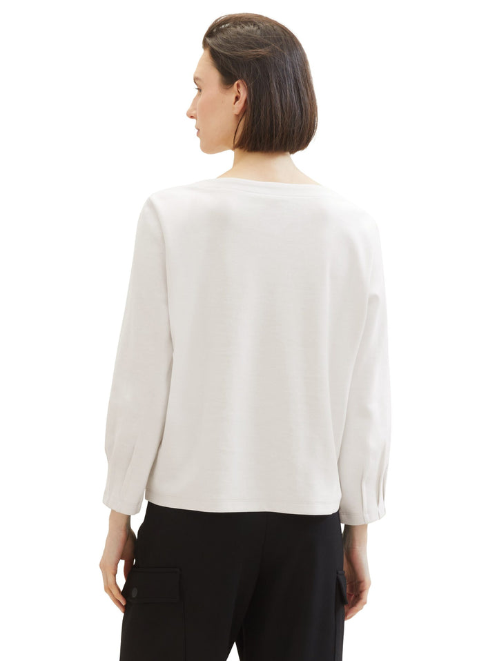 7/8-sleeved T-shirt - White