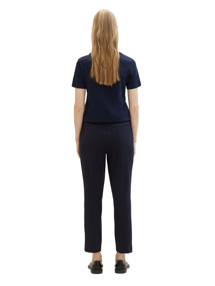 Mia Slim trousers with recycled polyester - Blue