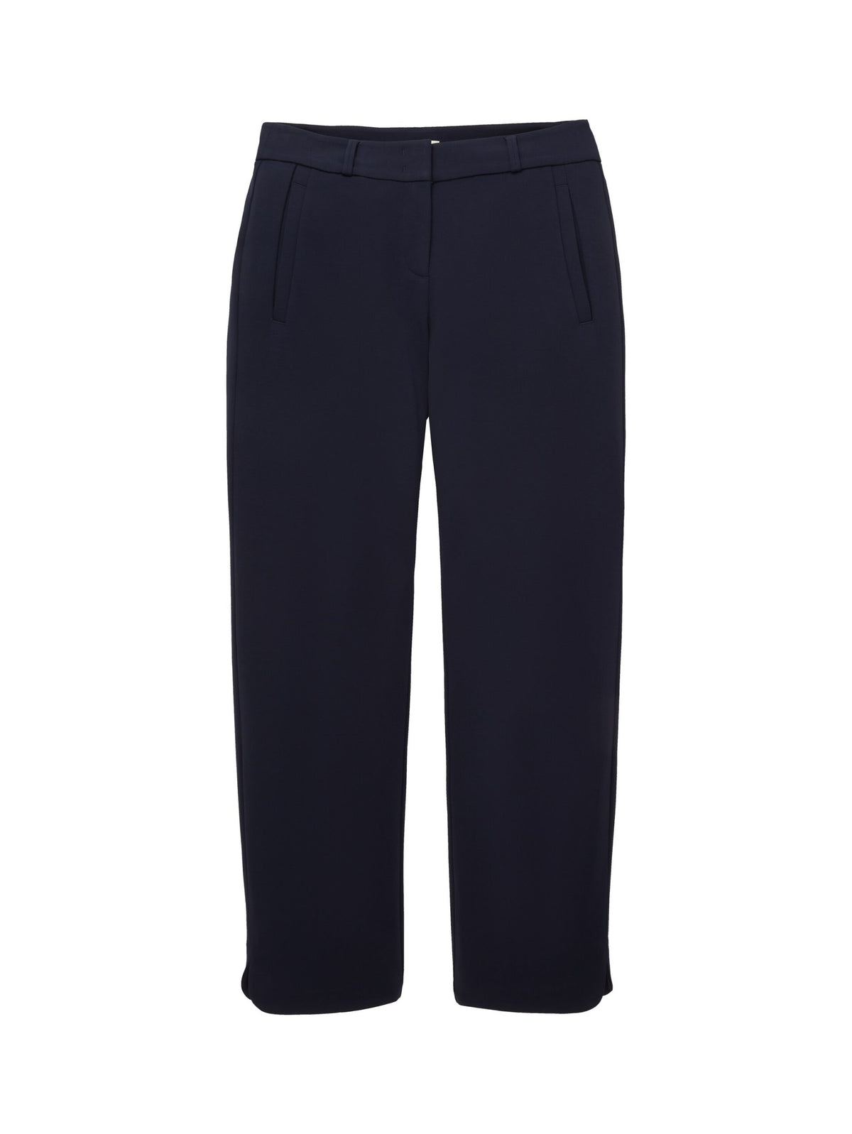Cropped Mia straight trousers - Blue