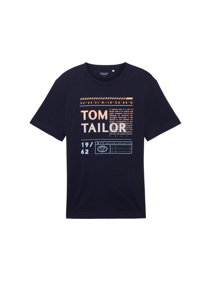 T-shirt with a logo print - Blue