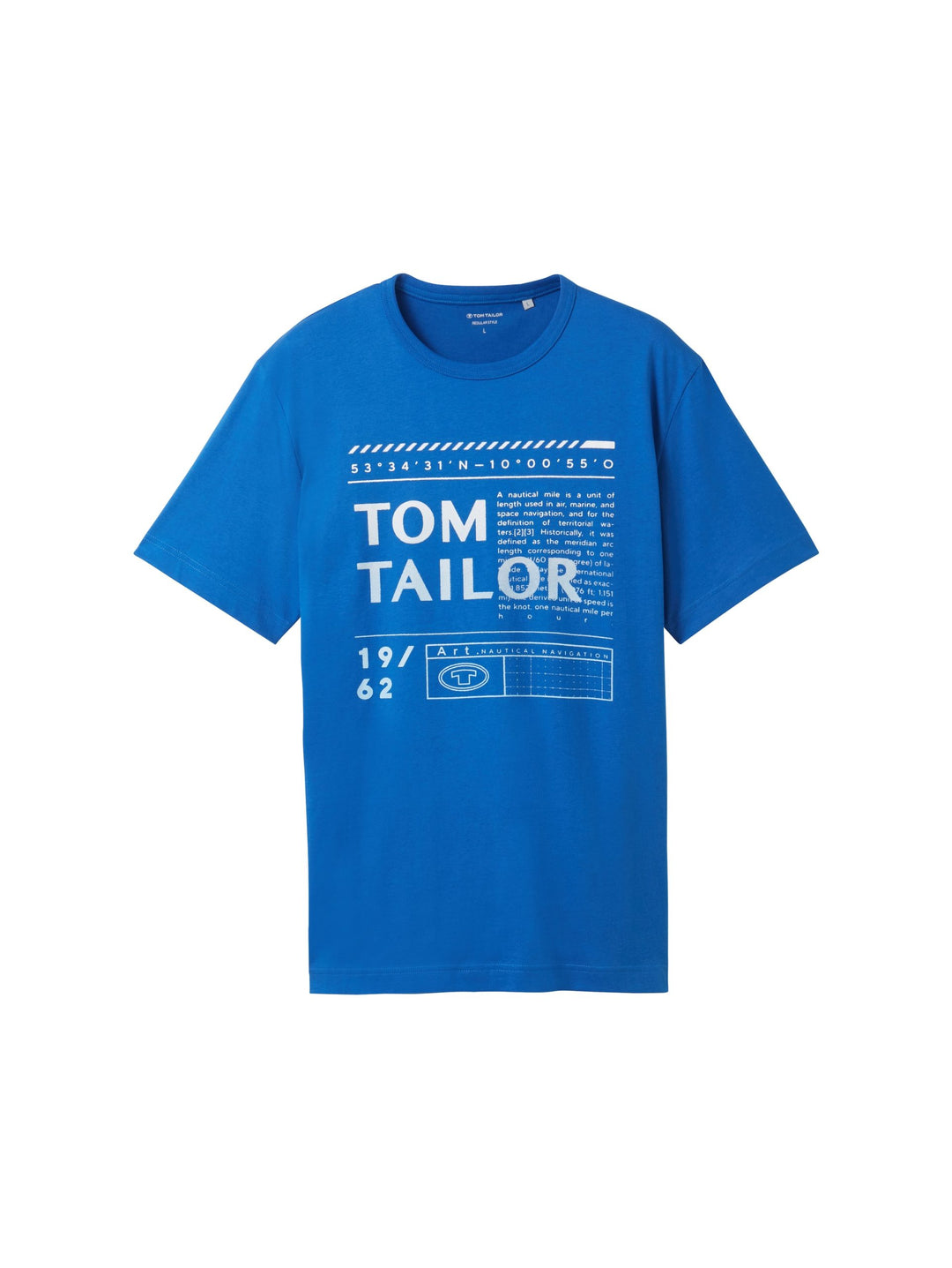T-shirt with a logo print - Blue