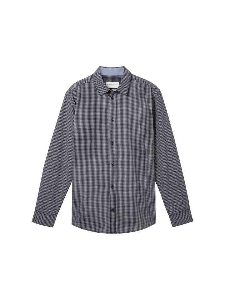 Shirt in a checked pattern - Blue