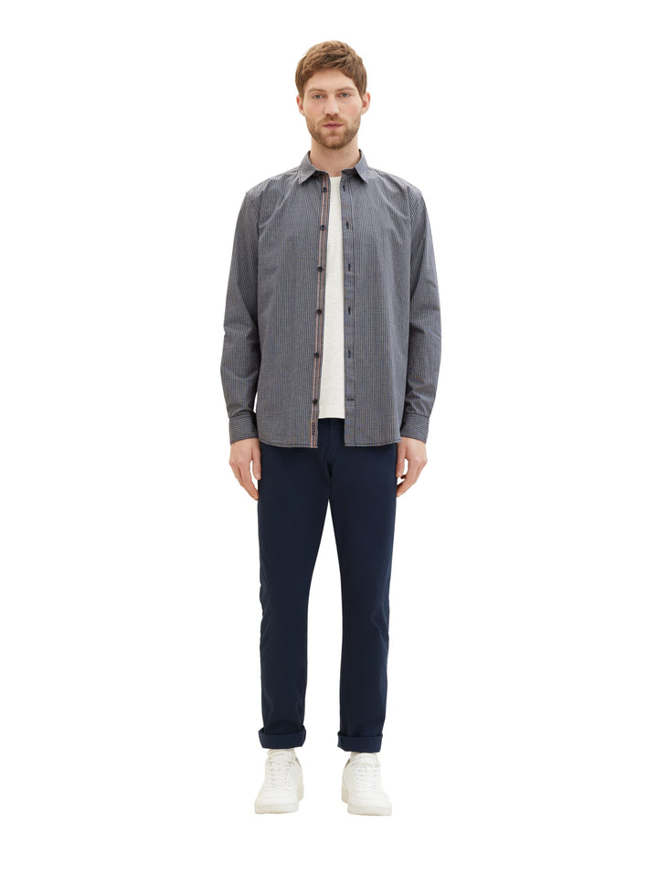 Shirt in a checked pattern - Blue