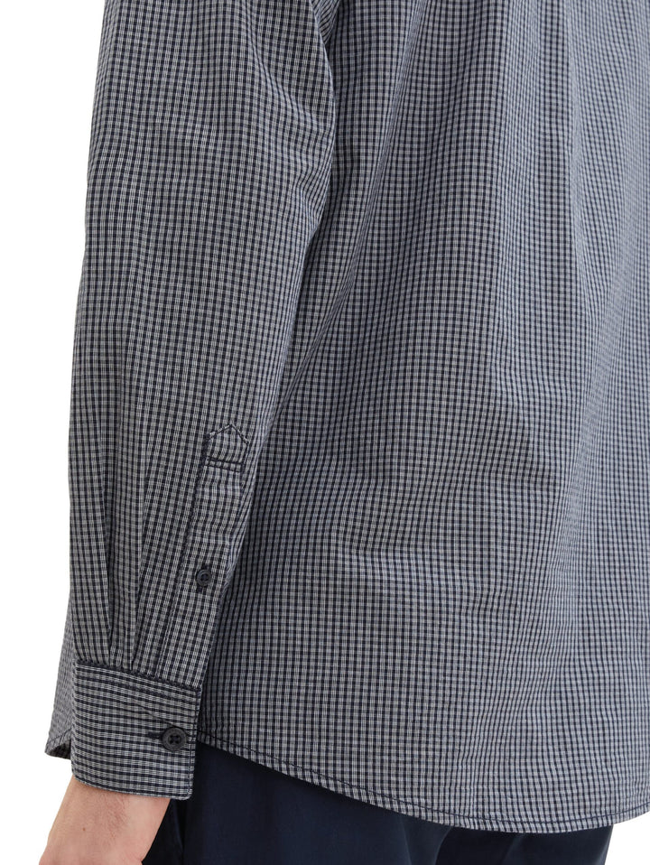 Shirt in a checked pattern - Blue