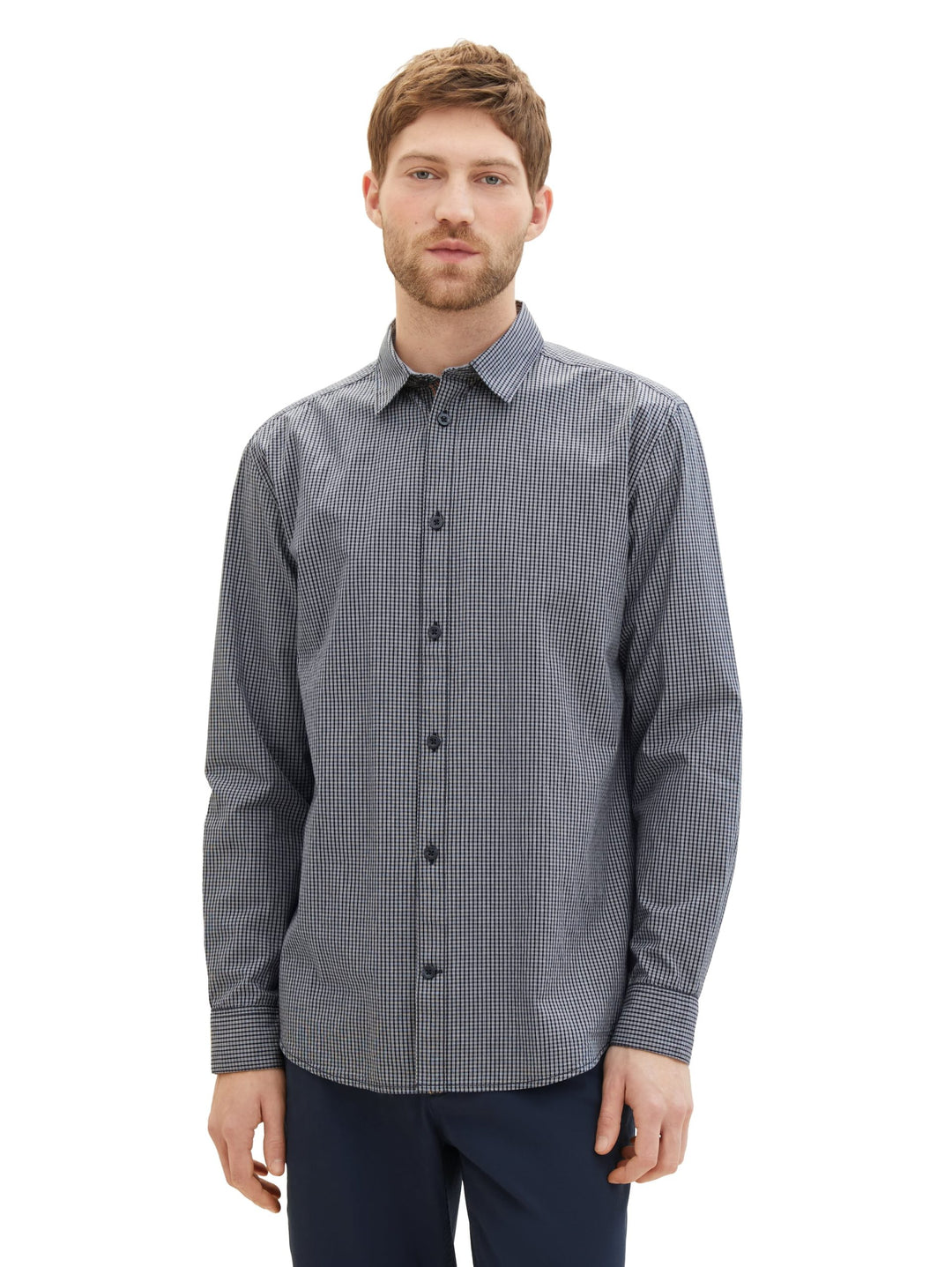 Shirt in a checked pattern - Blue