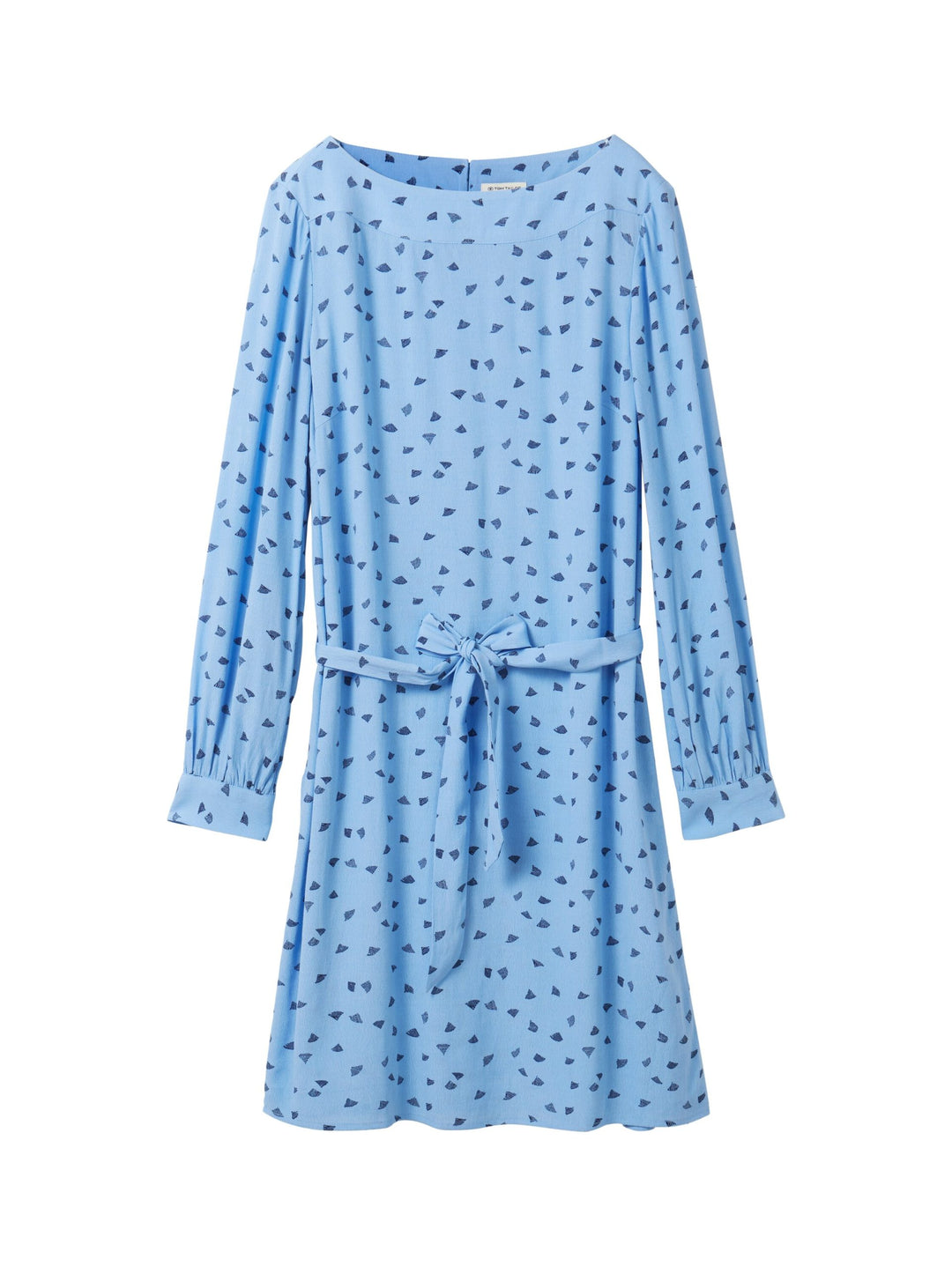 Patterned dress with LENZING(TM) ECOVERO(TM) - Blue