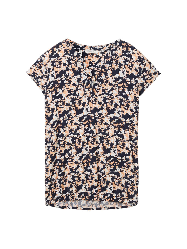 Patterned blouse - Black